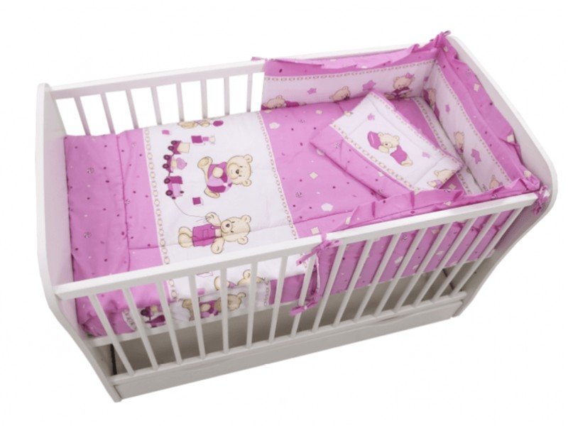 Lenjerie bebe Teddy Toys Roz 120x60